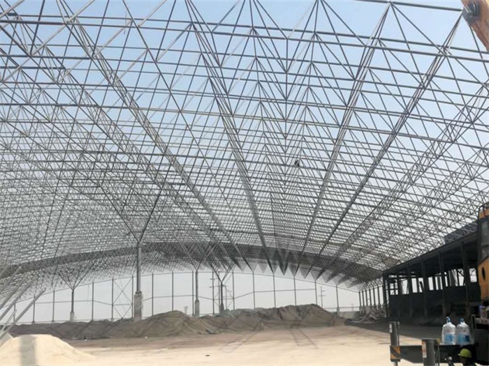 哈尔滨钢厂料仓网架工程